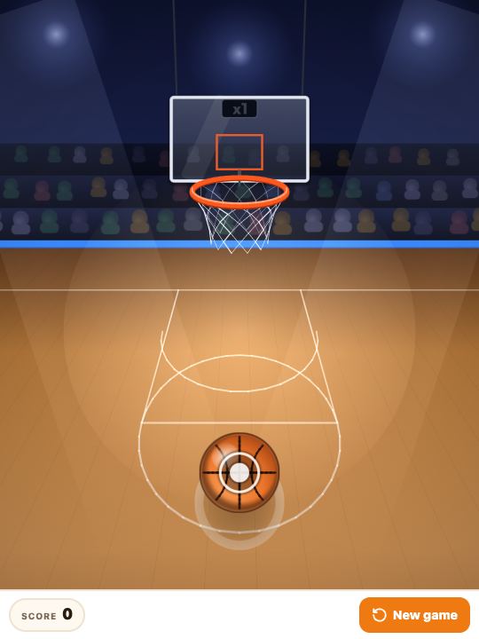 Flick Hoops screenshot